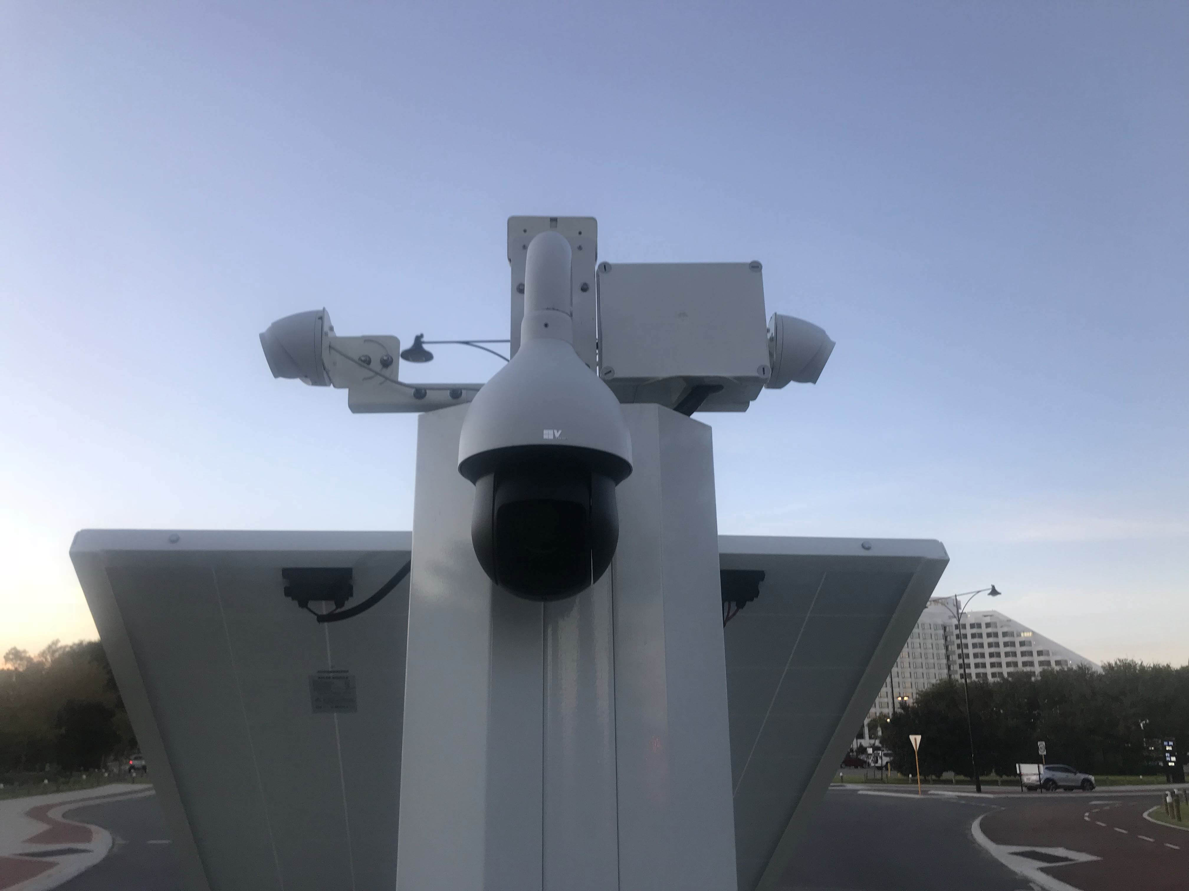 Mobile CCTV Tower